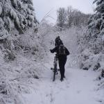 Montée dans la Neige