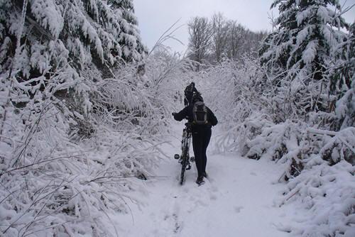 Montée dans la Neige