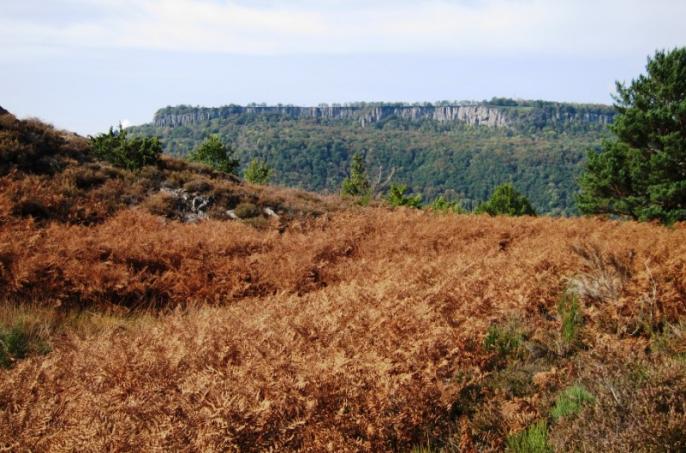 Les Orgues vue de Puy Morel