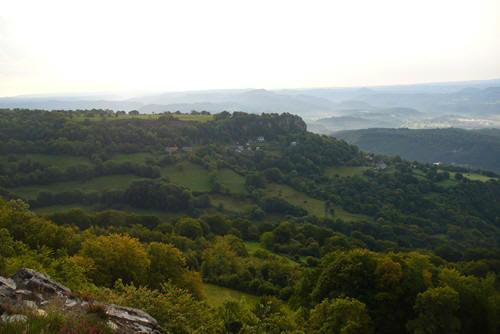 Les Orgues vues du Puy de Bort