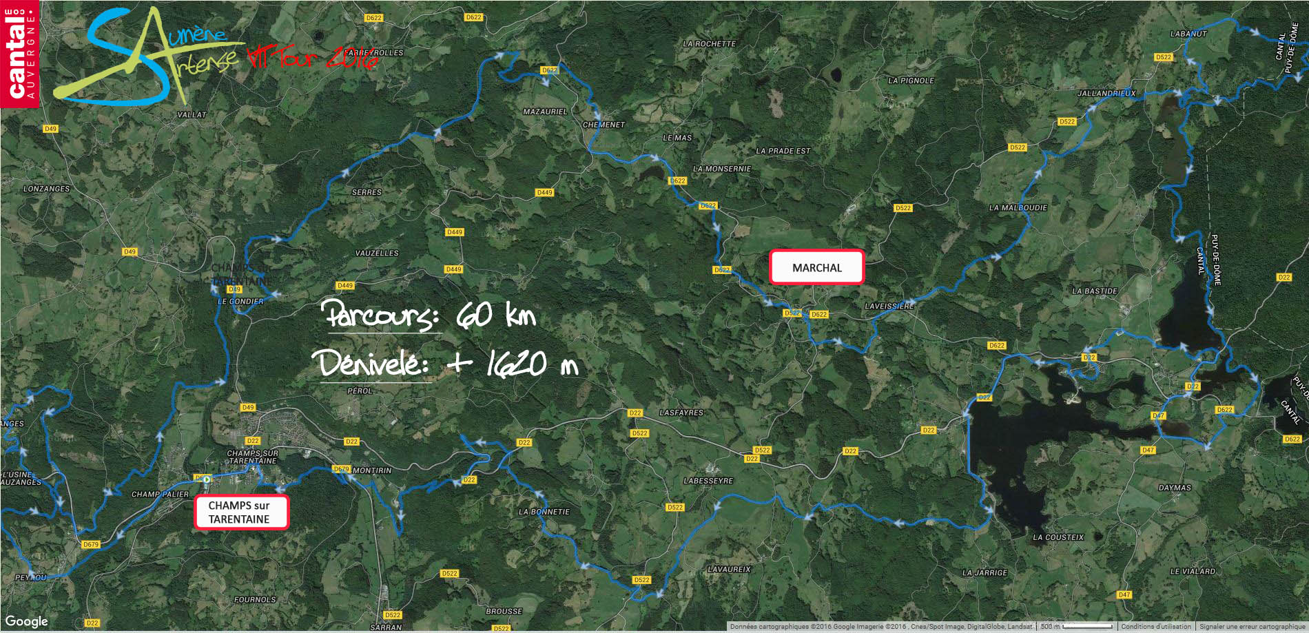 2016 savtt tour parcours 60 km distance